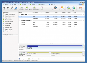easeus partition master free adition