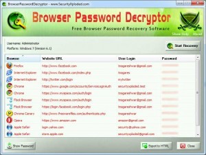 programmi per trovare password