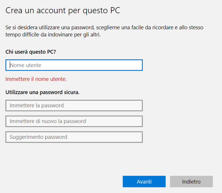 Come Si Fa A Creare Un Account