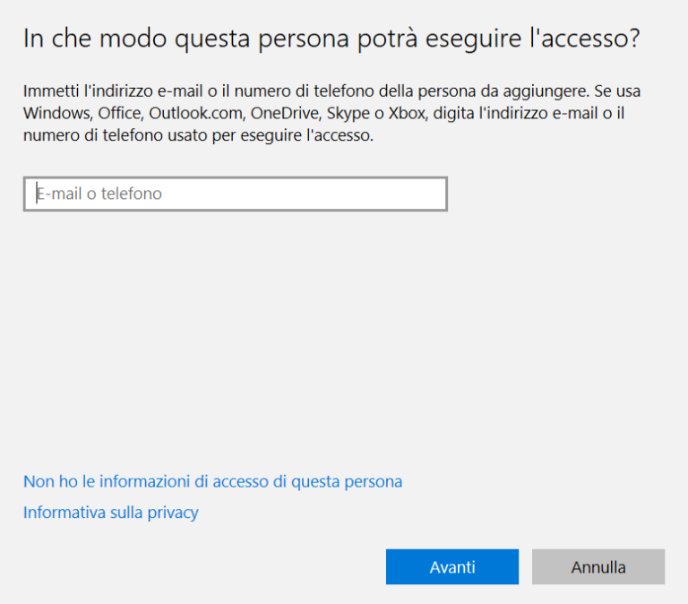 Come Creare Un'altro Account Sul Pc Windows 10